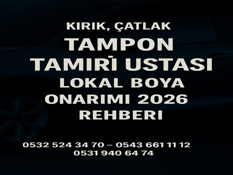 Karasu Tampon Tamiri Ustası